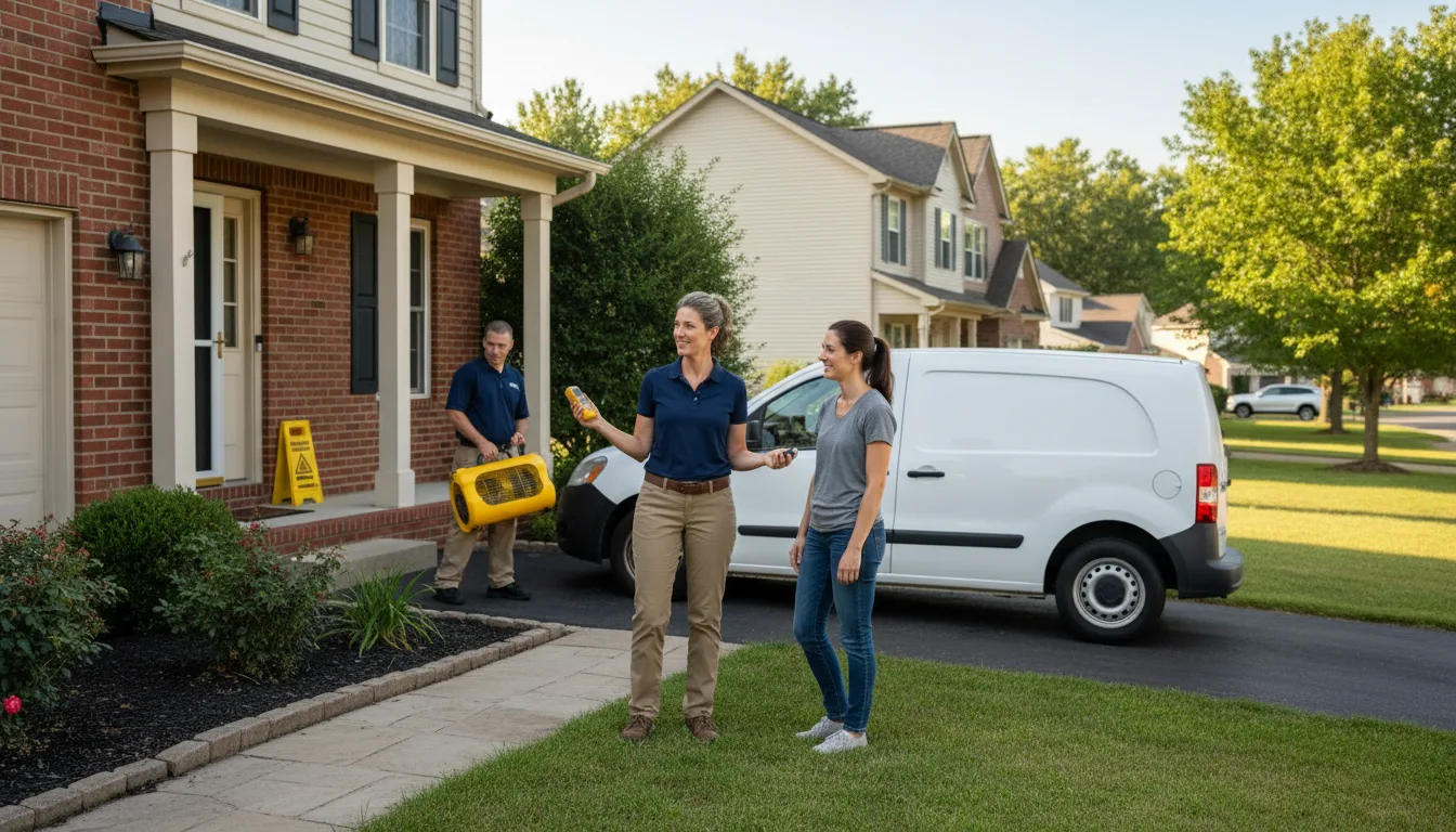 Residential water damage restoration in Post Falls, ID